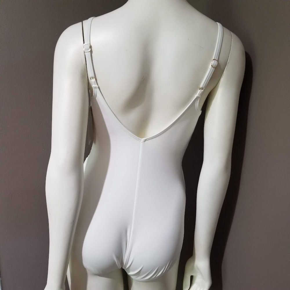 Michael Kors Sash Tummy-Control One Piece Swimsuit Size 10 - Picture 5 of 13